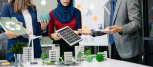 Green business company and Solar Energy Environment city